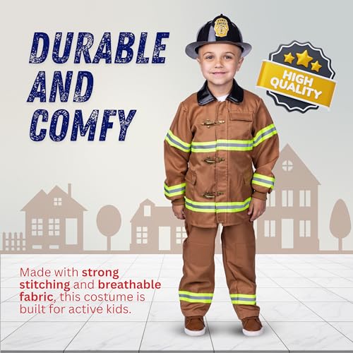 Disfraz de Bombero para Niños Talla Medium miniatura 5