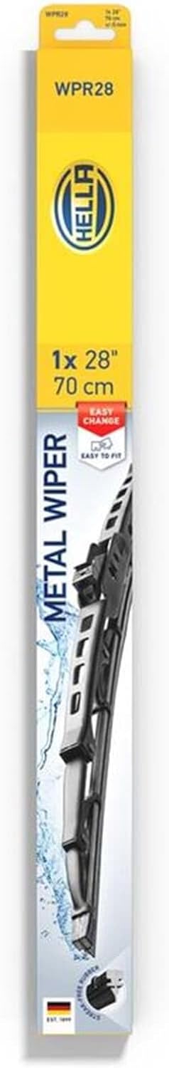 HELLA 9XW 190 253-281 Metal Wiper Windscreen Wiper Blade for Right Hand Drive 28 Inches 700 mm Front Quantity: 1