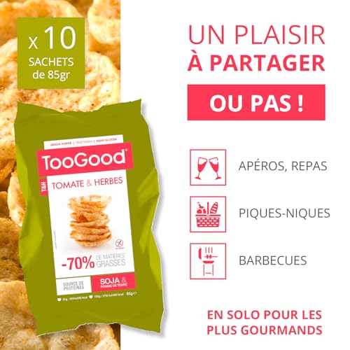 Too Good Snack Poppé Tomate und Herbes, 85 g