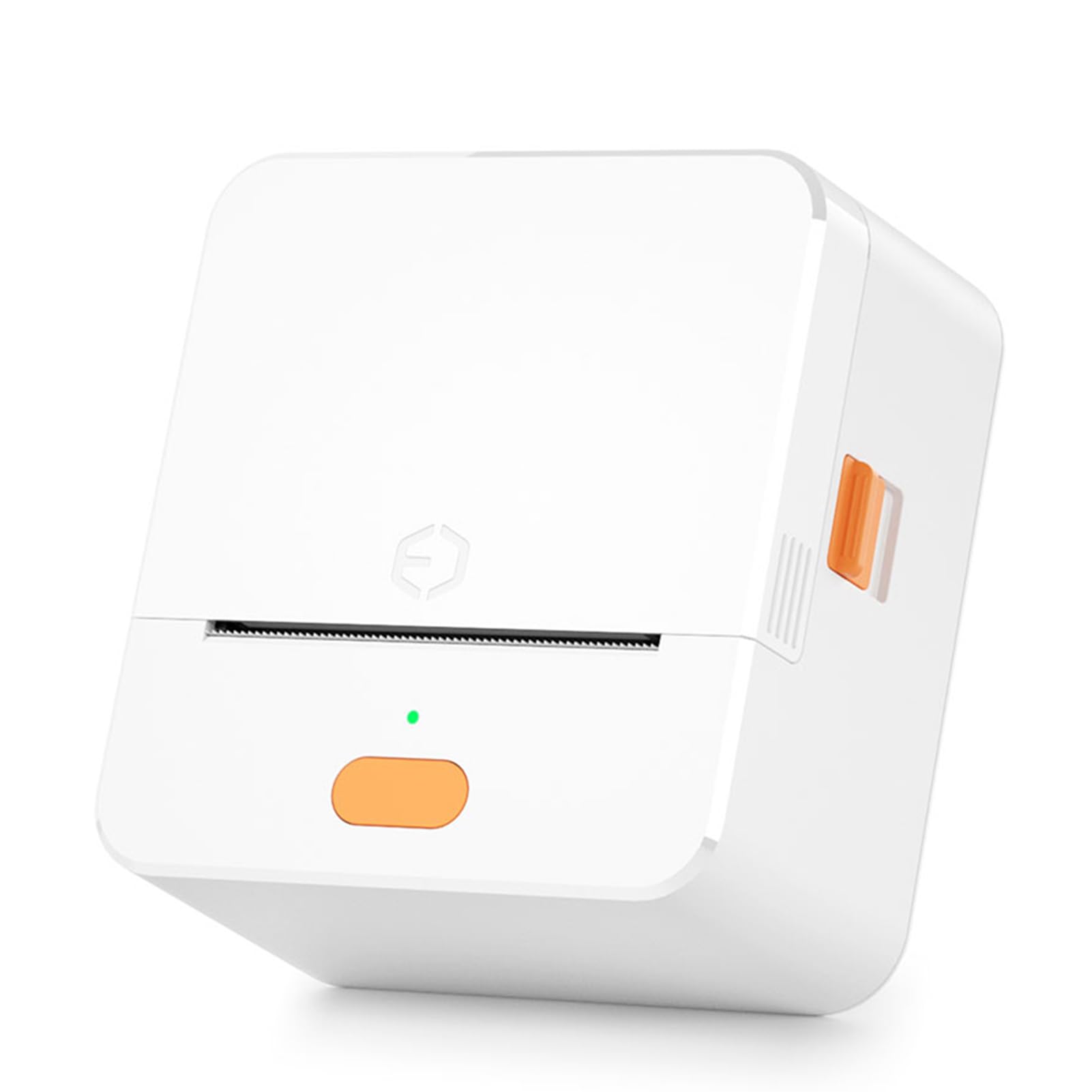 Stampante Termica per Adesivi Tascabile da 57 Mm USB BT Connect Compatibile con IOS per Etichettatura Marcatura Cartellini dei Prezzi Amici di Famiglia Verde (Bianca)