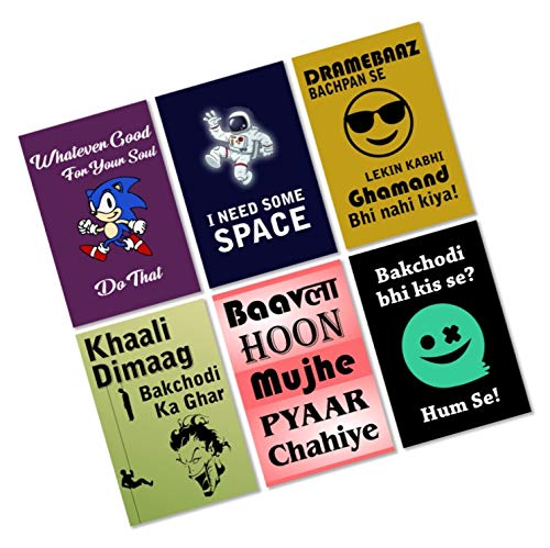 PartyStuff Cards - Self Attitude Cards (6 Piece)