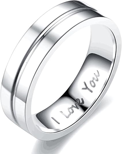 Amazon.com: Aotiwe Cool Rings for Men Stainless Steel, Couples 