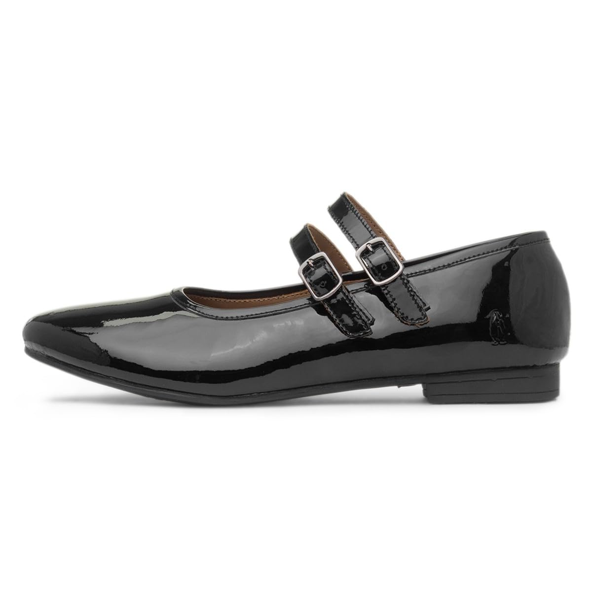 Hush Puppies Women's Naomi Mary Jane Patent, Black, 6 UK
