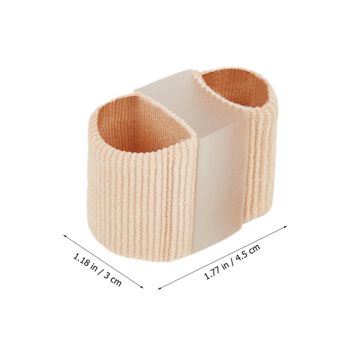 12pcs Women Toe Separators for Nail Art and Pedicure, Skin Color L Size Overlapping with Washable Dividers for Bunion Relief and Foot Care