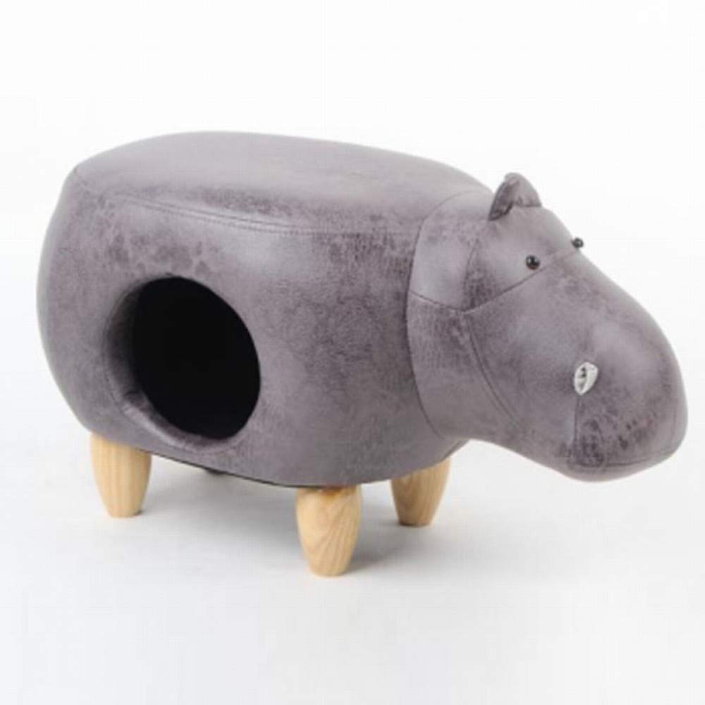 Maison de style cat pour villa animale avec tabouret double usage MU Hippo