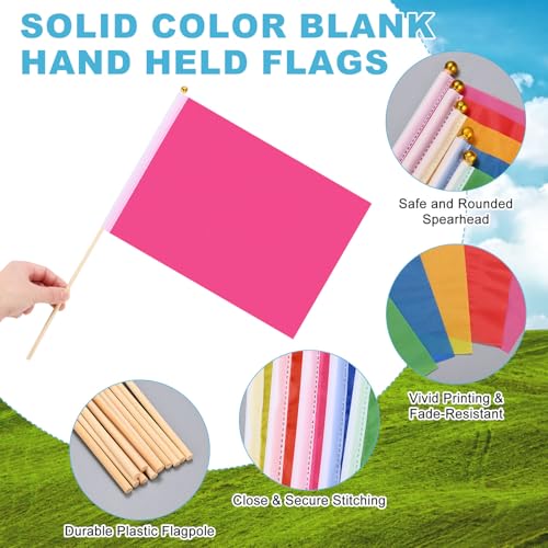 Drapeaux en bois pour sublimation : solution DIY pour fanion à main - 3