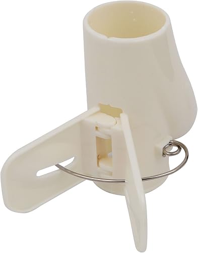 Miniatura 4 de Cable de tubo en espiral flexible, cable de gestión blanco de 1.181 in de diámetro x 82.0 ft de largo con clip (6bc784582e2febecac3ef3b39b8596a6)