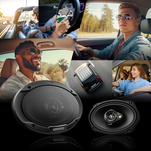 Kenwood KFC-6966R Road Series Car Speakers (Pair) - 6"x9" 3-Way Car Coaxial Speakers, 400W, 4-Ohm Impedance, Polypropylene Woofer - Electro-Dynamic Tweeter, Heavy Duty Magnet Design - Image 6