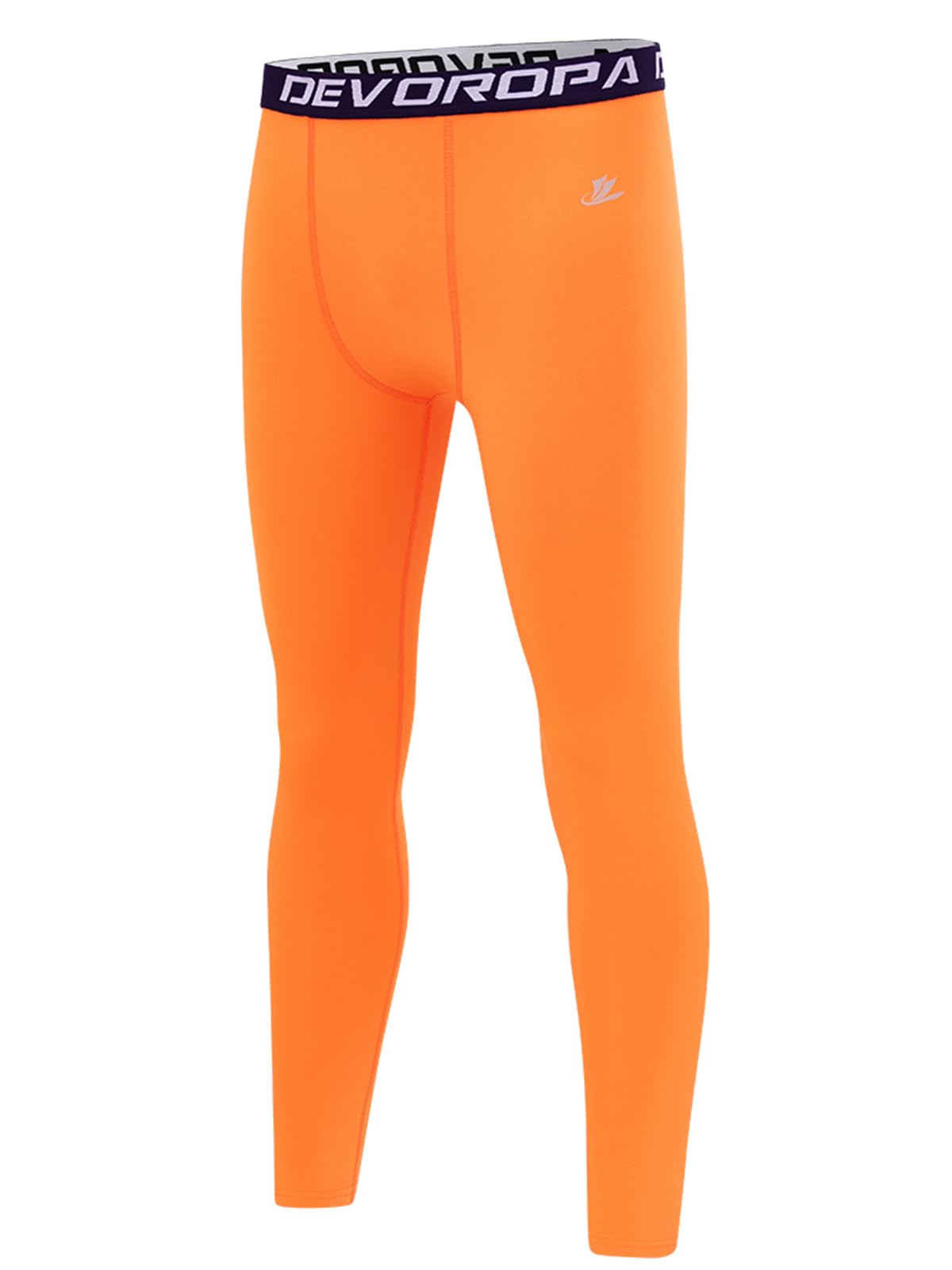 DEVOROPA Boys Leggings Youth Compression Pants Sports Tights Basketball Football Baseball Soccer Baselayer Slim/Regular/Husky