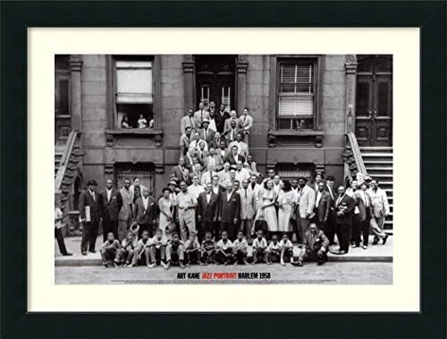 Framed Wall Art Print A Great Day in Harlem by Art Kane 45.75 x 34.75 in.