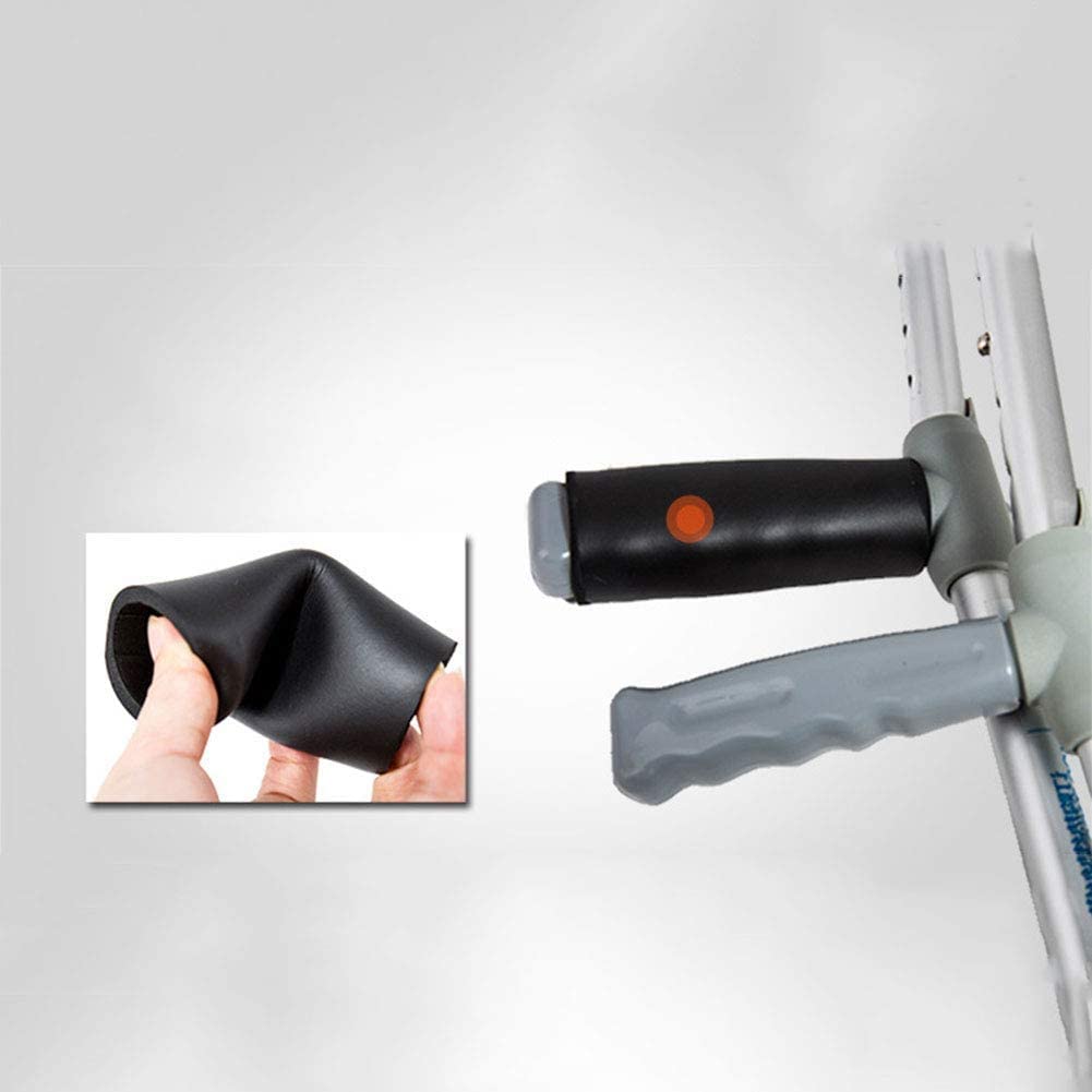 RajoNN Stampelle per avambraccio Manico per Canna Regolabile Doppio avambraccio Regolabile Assistenza stampella Supporto Leggero per la deambulazione con Sistema di Assorbimento degli Urti Stampella