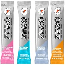 G Zero Sugar Thirst Quencher Powder, Pack Of 40 10 Flavors Of Each Glacier Cherry, Orange, Strawberry Ice & Glacier Freeze