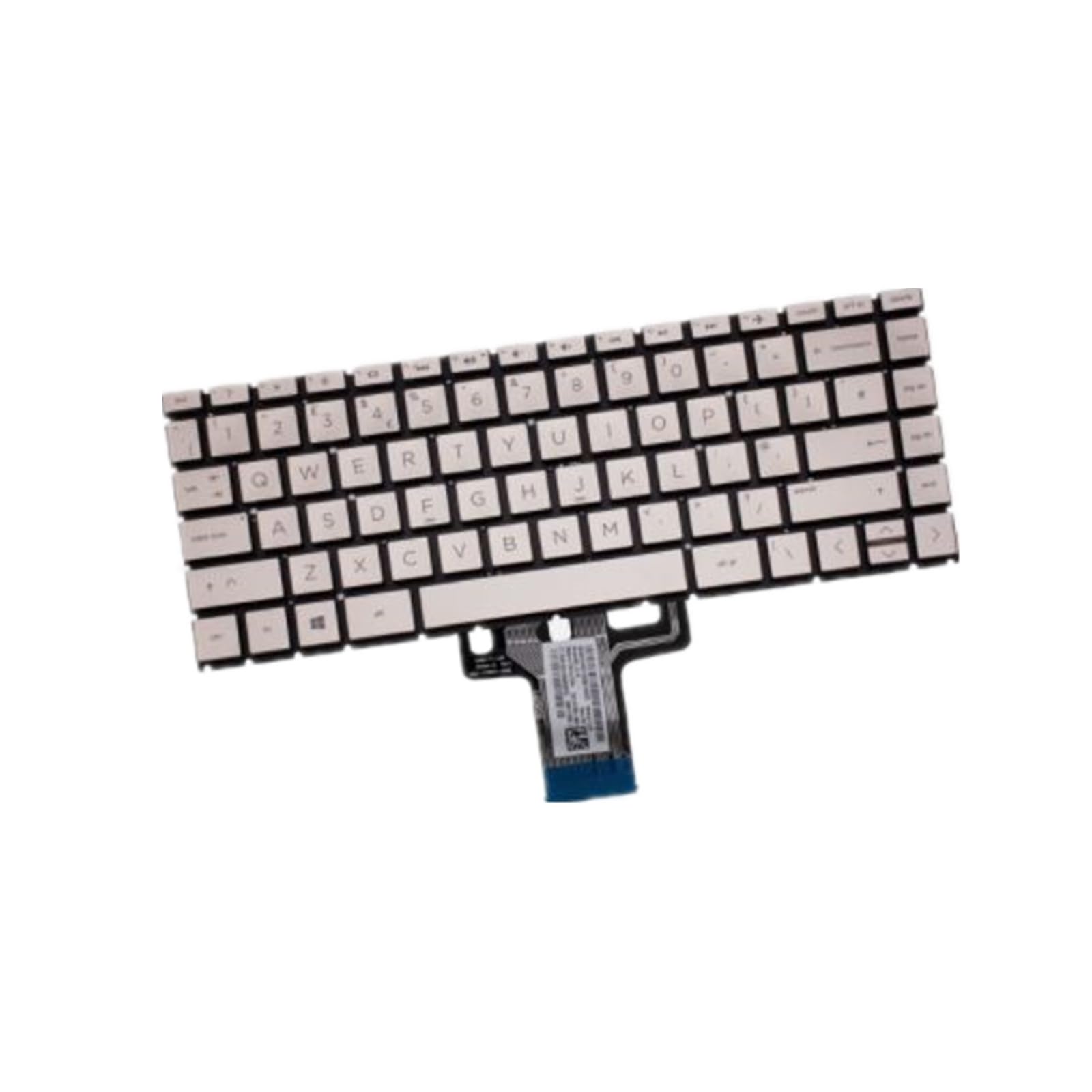 Clavier pour ordinateur portable HP 15t-ac000 argent disposition UK