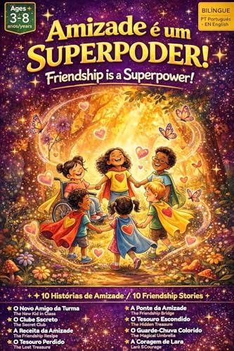 Friendship is a Superpower: A Bilingual Portuguese-English Children's Book (Amizade é um Superpoder) (English Edition)