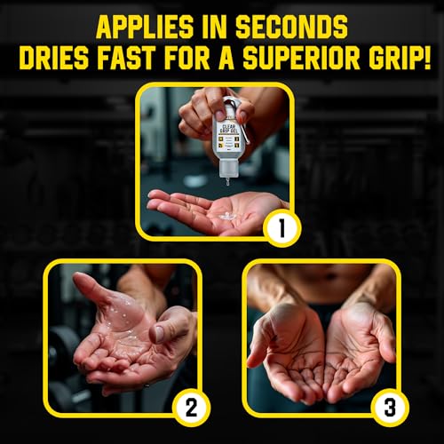 GRIPZILLA Clear Liquid Chalk Gel - Chalk Mess-Free Grip Enhancer for Optimal Performance- Non Sticky, Anti-Slip Perfect for Golf Grips,Tennis,Pole Dance,Gym,Pickball Repels Sweat & Moisture from Hands - Thumbnail 3