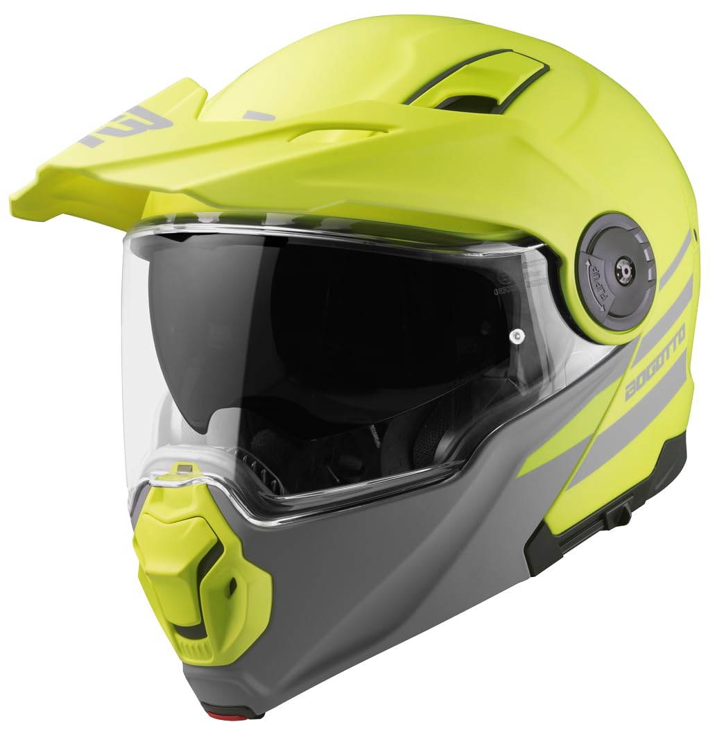 Bogotto FG-102 Duo Fiberglas Enduro Klapphelm | Schützender Fahrkomfort