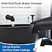 Dreyoo 5 1/4 Inch Bathroom Tub Spout Compatible with Westbrass E531D-1F-62, Fits Wall Front Mount Tub Spout with Shower Diverter 1/2'' IPS Inside Thread Bathtub Faucet(Matte Black)