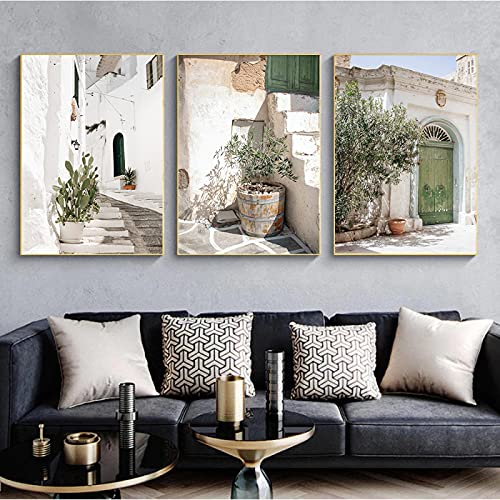 Art mural impression paysage Italie déco maison authentique