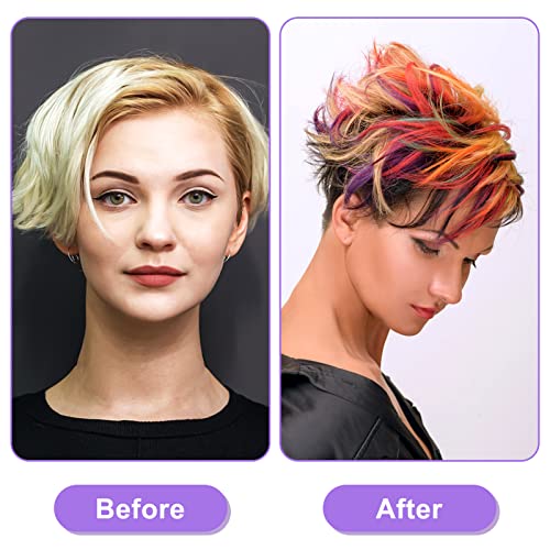 Bowinr NZNES4MF89526 5 Pieces Hair Coloring Highlighting Cap, Silicone Highlight Cap Pull Through Caps Hair Coloring Frosting Cap With Hook, Hair Highlighting Kit Gloves And Brush thumb #5