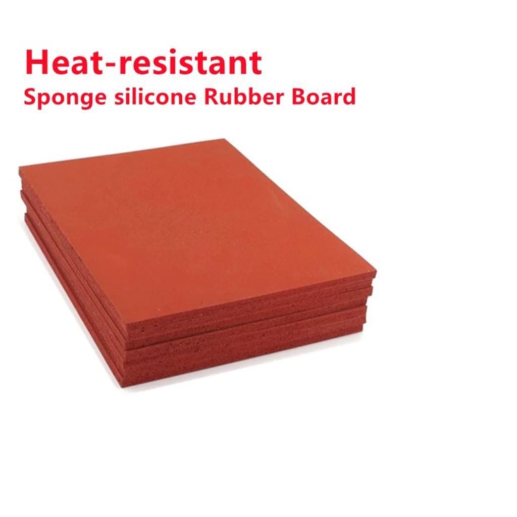 Tampone in schiuma di spugna di qualità industrial Tappetino in schiuma ad alta densità, pannello in spugna resistente al calore in schiuma di silicone Piastra in schiuma di gomma di silice 1 pz, for