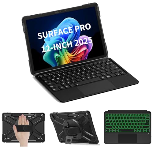 ZenRich Rugged Case with Keyboard for Surface Pro...