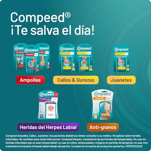 Miniatura 7 de Compeed Callos Medianos, Tratamiento Para Eliminar Los Callos De Los Pies, Pack 10 Uds.