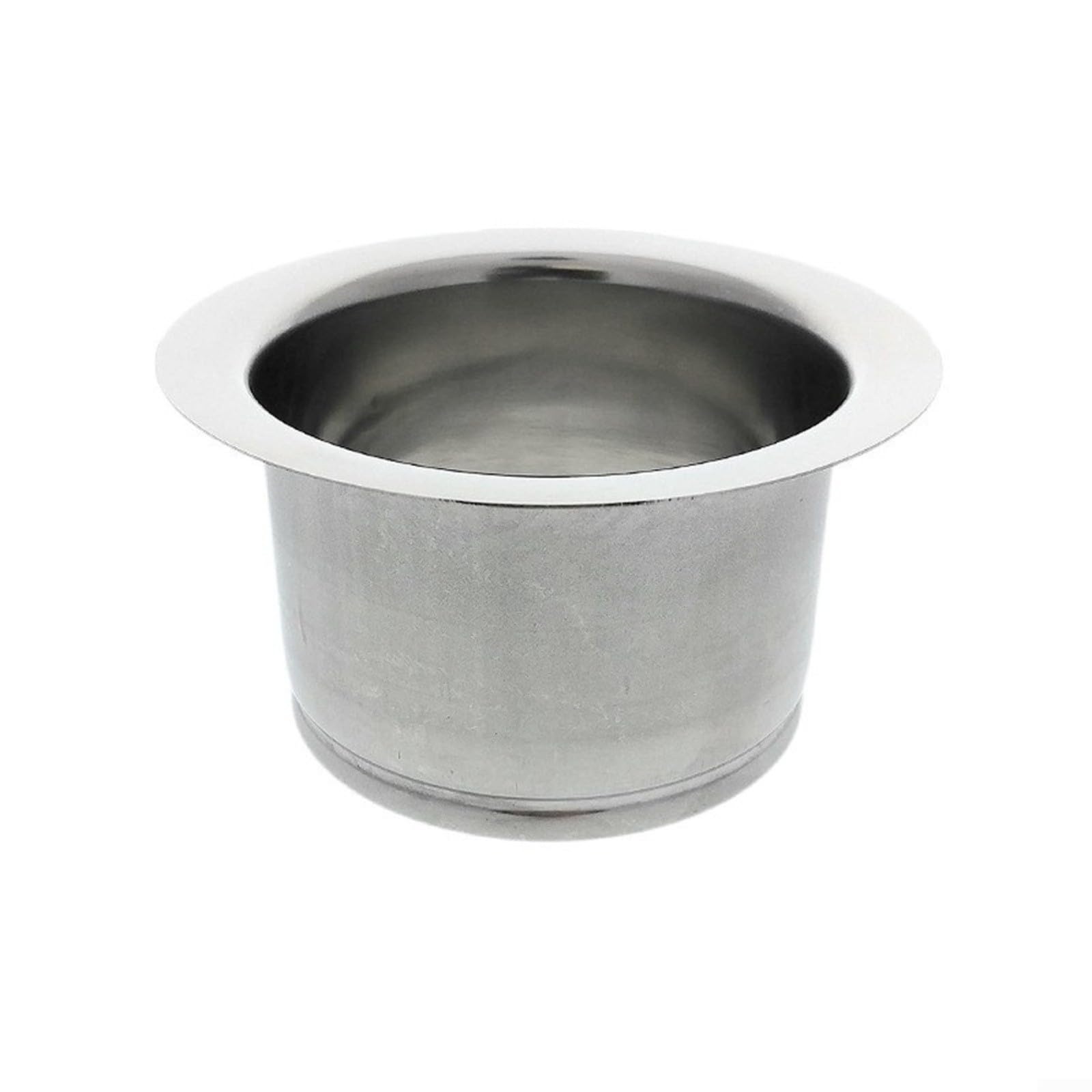 Gettimorefor Stainless Steel Sink Flange Compatible with 3-Bolt Garbage Disposal, 114mm Drain Marble Countertops, 61mm Waste Outlet, for Heavy Duty Silver Sink Stopper