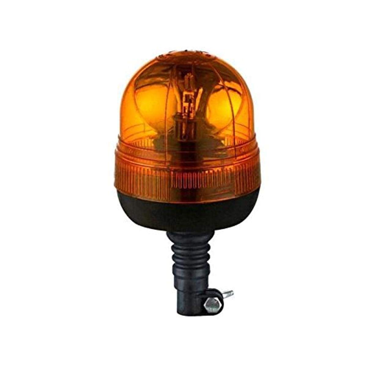 JBM GIROFARO BASE FLEXIBLE H1 12V 55W 51964 - Gyrophare Orange Halogène Polycarbonate pour Voiture