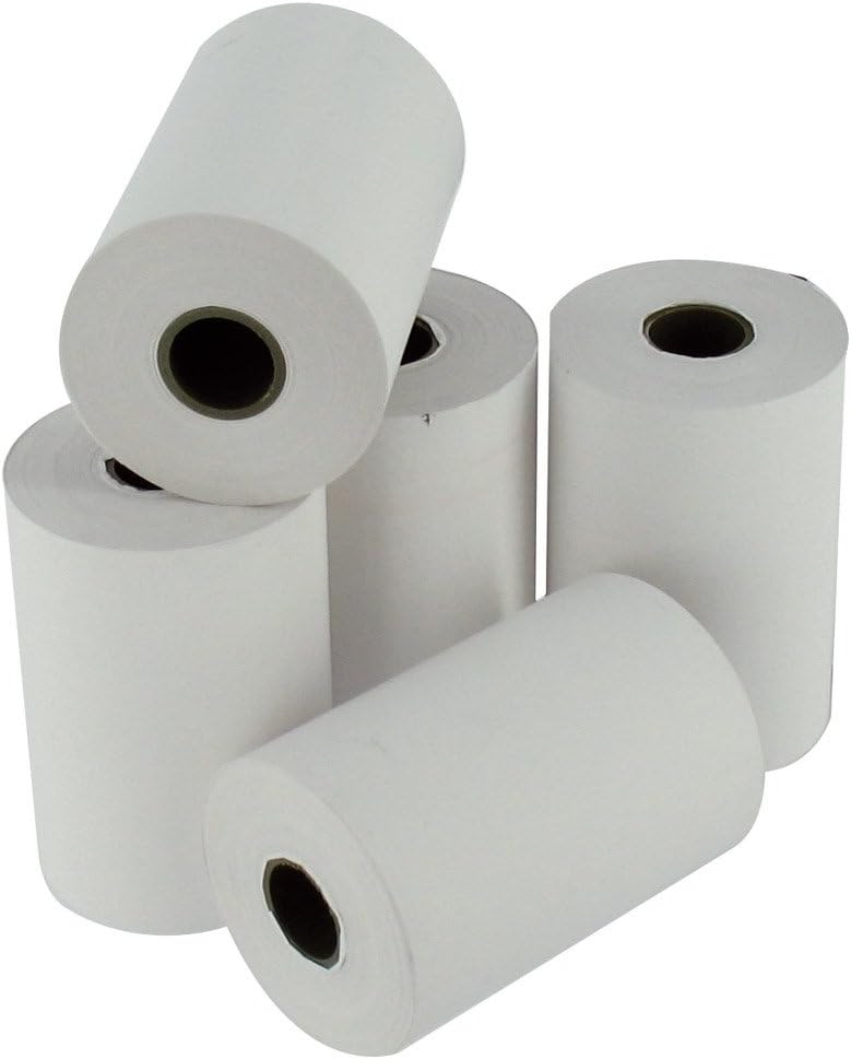 Exacompta 40349E Thermal Paper Rolls for Credit Card Terminals 57 mm x 40 mm x 12 mm Pack of 10