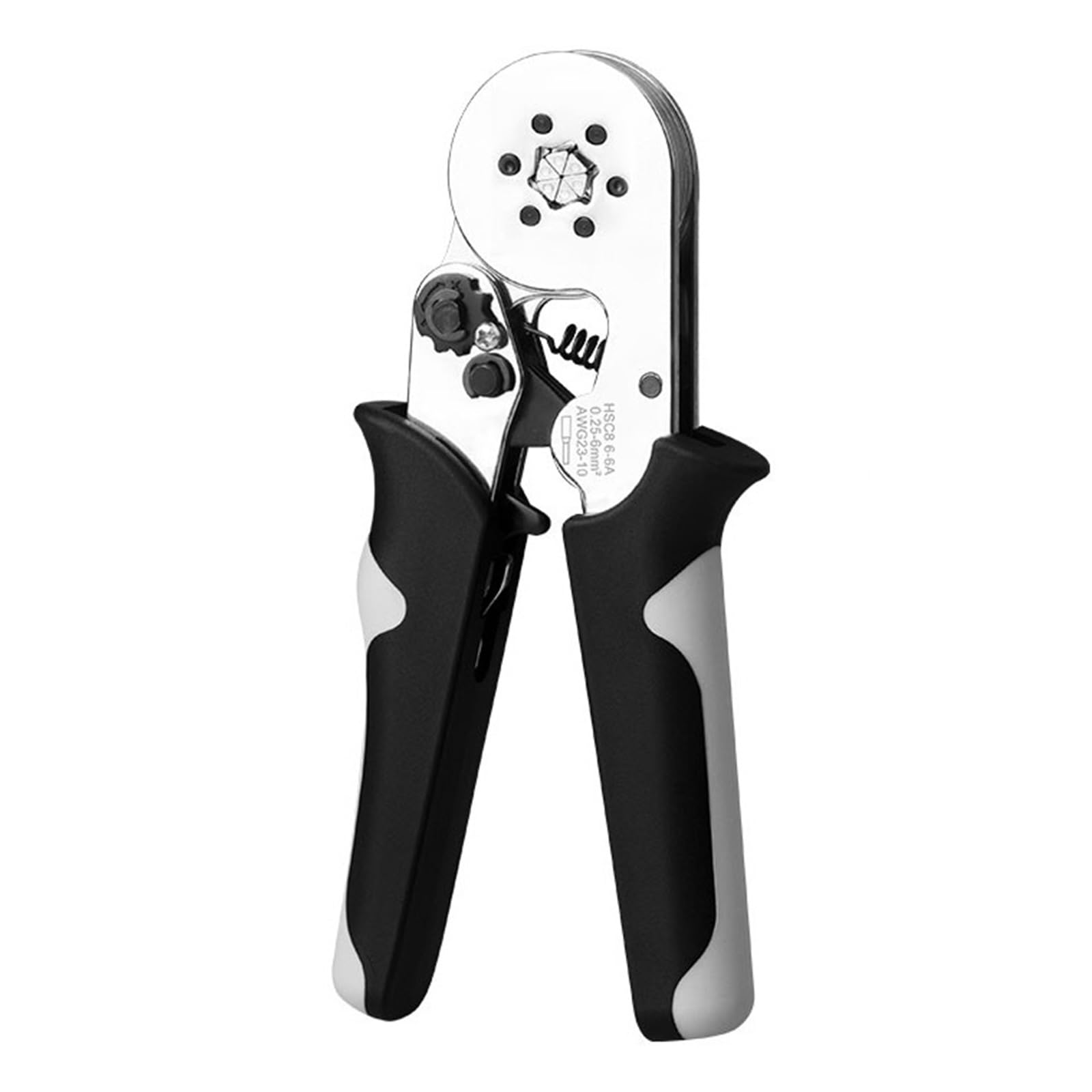Utensili For Crimpare Terminali Tubolari Mini Pinze Elettriche HSC8 6-4A/6-4 0,25-10mm² 23-7AWG 6-6 0,25-6mm² Set Di Morsetti Ad Alta Precisione Maniglia di comando comoda(6-6A Diagonal pliers)