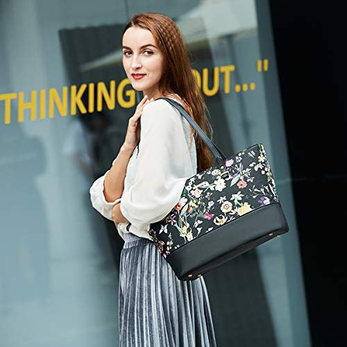 Image of Women Fashion Handbags Wallet Tote Bag Shoulder Bag Top Handle Satchel Purse Set 4pcs