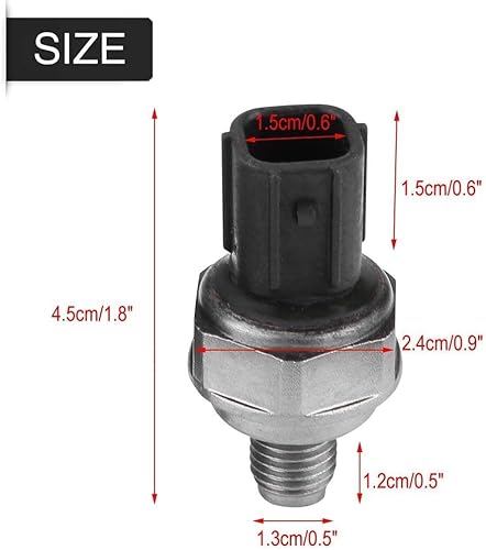 Transmission Pressure Switches,2Nd - 3Rd Automatic Oil Pressure Sensor Switch Set 28600-P7Z-003+28600-P7W-003 For Honda (27 Psi Beige+ 33 Psi Black) #TOP3