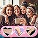 Ferreve 5 Pack Galentines Day Gifts Bulk Heart Friendship BFF Bracelets Adjustable Valentines Tribe Gifts for Group Friends Women (Exquisite Style)