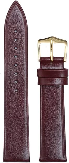 20mm Sona Brown leather watch strap with Flat Finish,Watch leather Strap/band Watch Strap for men and women