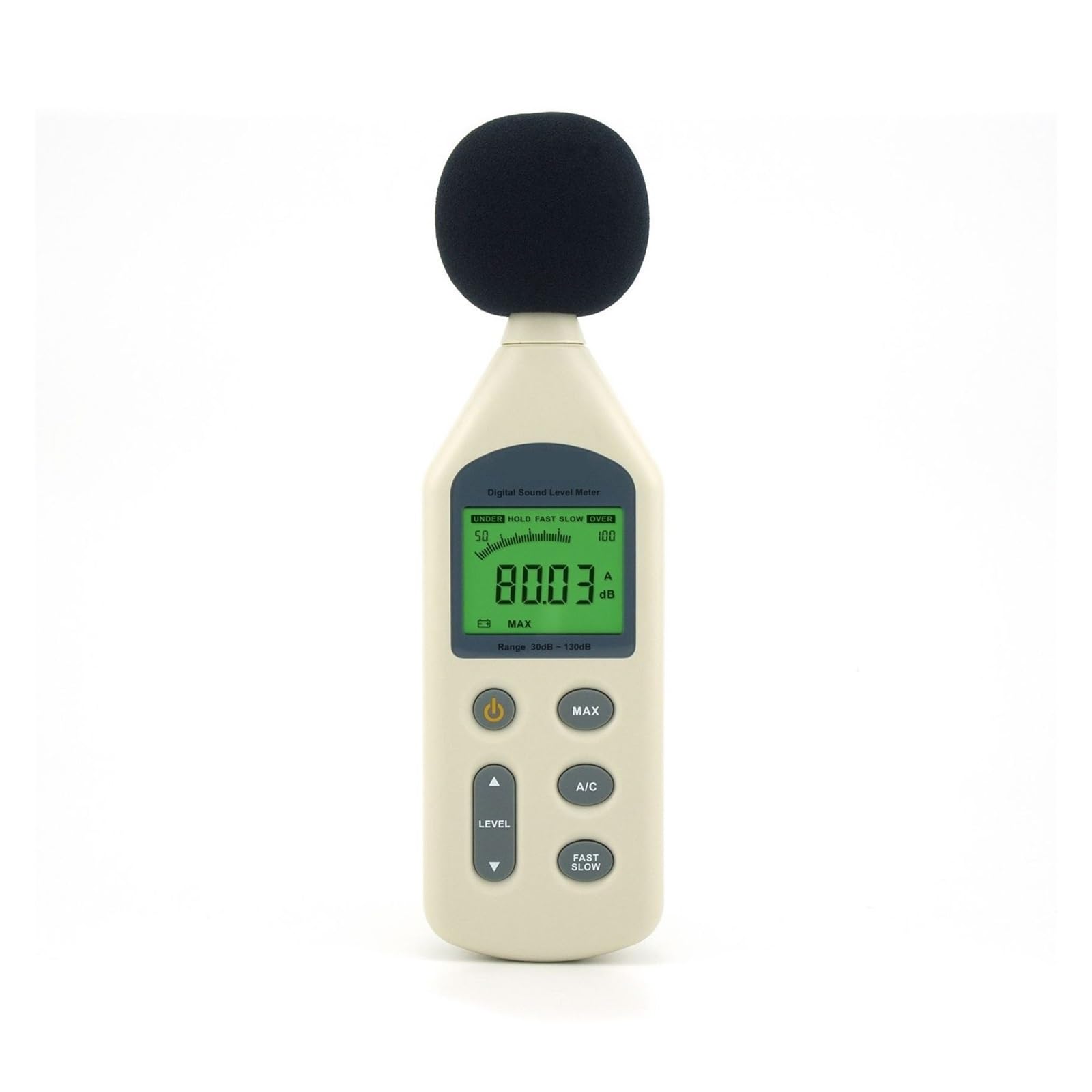 Décibelmètre DELURA AR824 testeur de niveau sonore numérique 30-130dB avec maintien de données