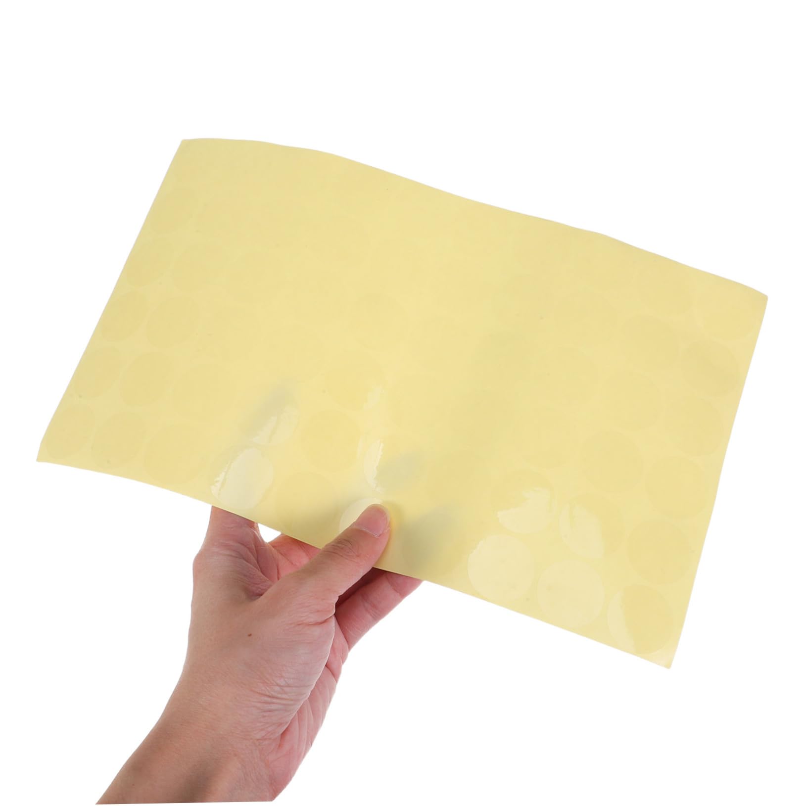 84 Hojas De Pegatinas Redondas Transparentes Para Sellar Pegatinas Redondas Transparentes Para Embalaje Etiquetas Circulares