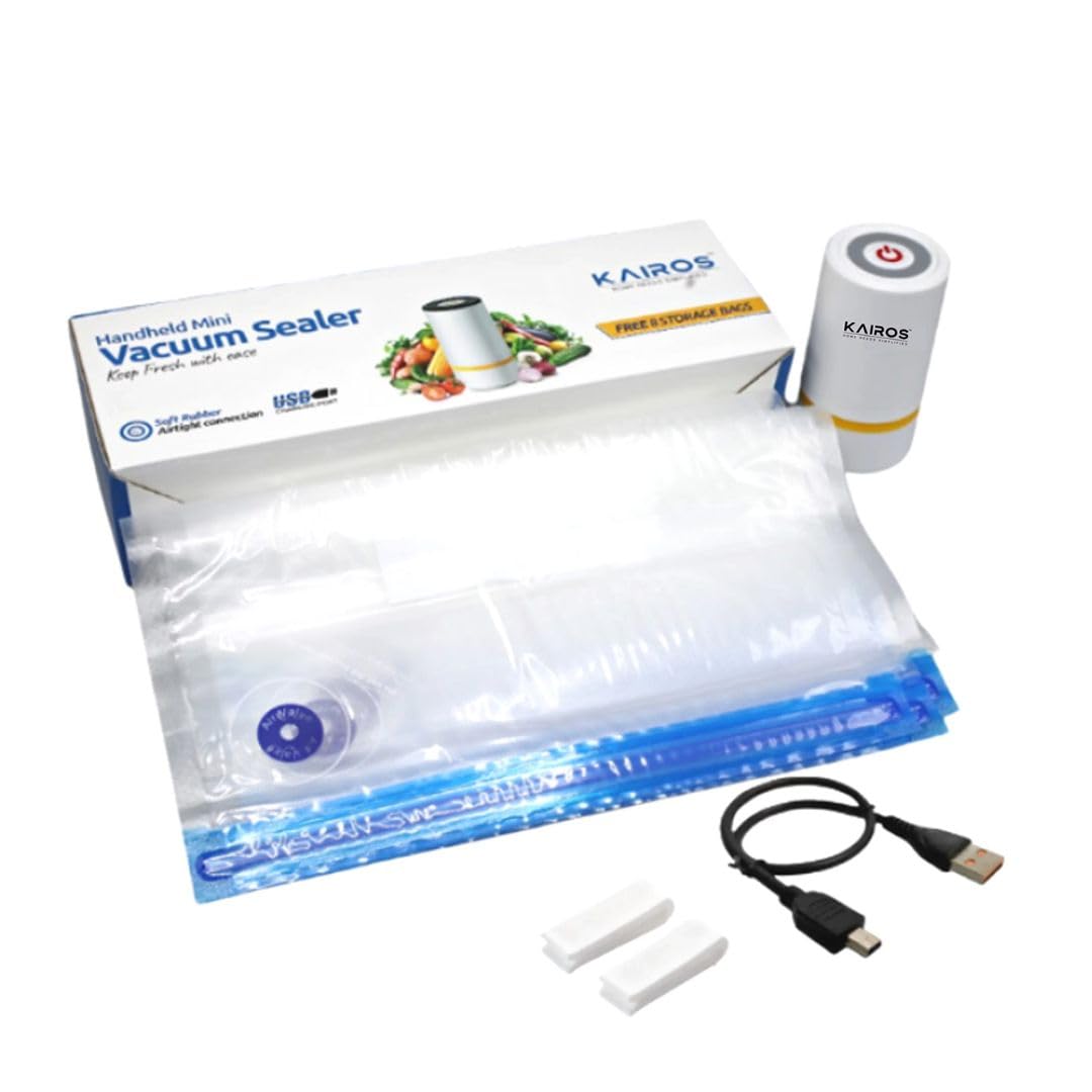 KAIROS HANDHELD MINI VACUUM SEALER WITH BAGS-image-6