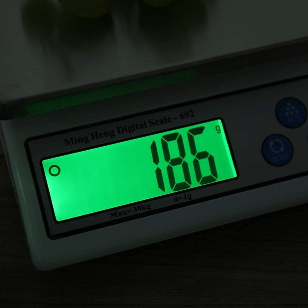 Cyfrowa Waga Kuchenna Elektroniczny Wyświetlacz Lcd Zasilany Bateriami Gospodarstwo Domowe Wysoka Precyzja Dokładność Do 0,01 G Waga Spożywcza Pieczenie Medycyna,30Kg/1G