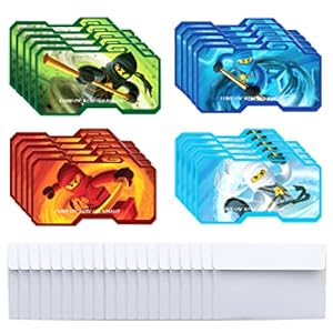 Zoxopoai Lot de 20 cartes d’invitation, Carte Invitation Anniversaire, Party Thema, Carte d’invitation pour Les Fêtes D…