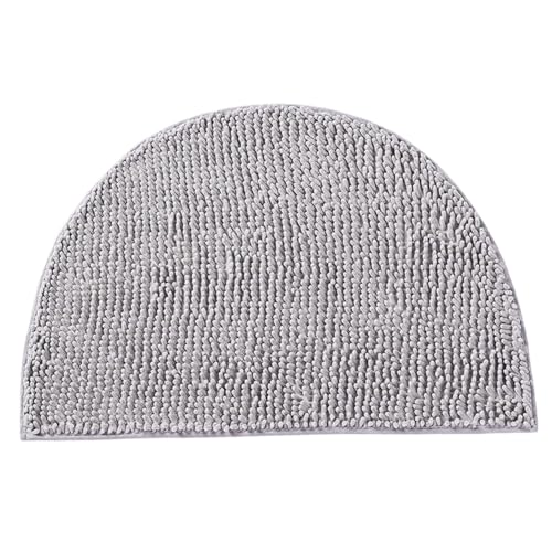 Ngbbby Matro da bagno rotondo a metà, 20x13 tappeto da bagno non slip, tappeto da morbido ad asciugatura rapida assorbente per, doccia, camera da letto o porta, mezzo cerchio