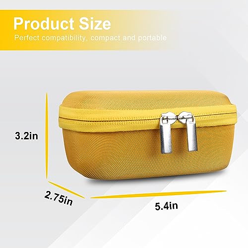 Image of Canboc Carrying Case for Sony RX100 VII / RX100 VI / RX100 V / RX100 IV / RX100 III Compact Digital Camera, Point and Shoot Vlogging Camera Bag, Zipper Mesh Pocket fits USB Cable, Batteries, Yellow