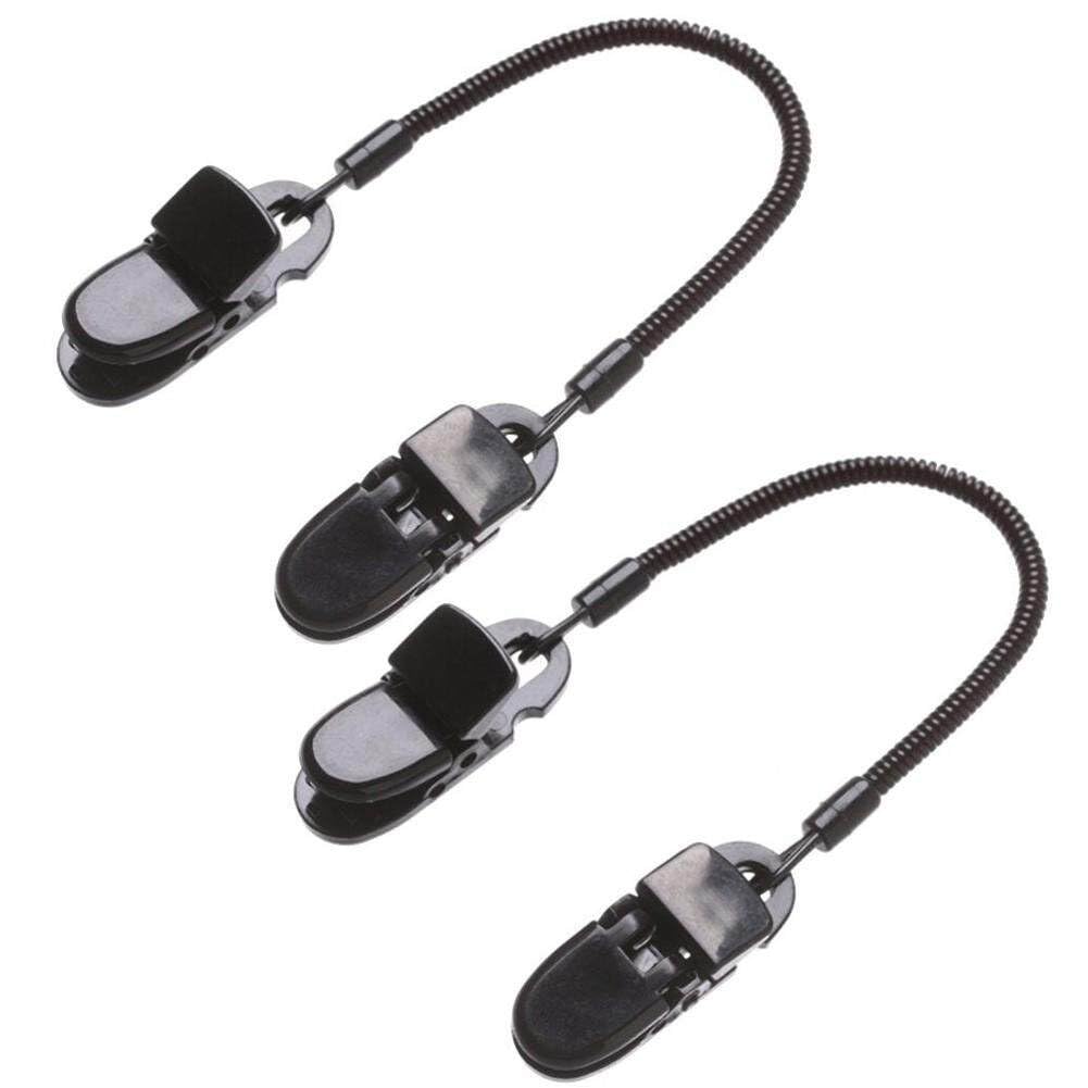 Stakee Black 2Pcs Hat Retainer Clips Windproof Hat Clips Hats Holder Fishing Cap Retainer Hat Clips For Camping Fishing Outdoor
