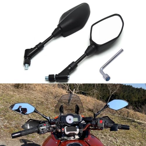 Amazon | Demimoto 汎用バイクミラー オートバイ ミラー 適合