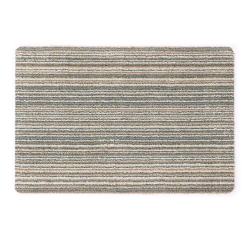 HUG RUG Plains Candy Sand Washable Door Mat Indoor Use for Doorway Hallway Patio & Kitchen Made in the UK 50 x 75cm