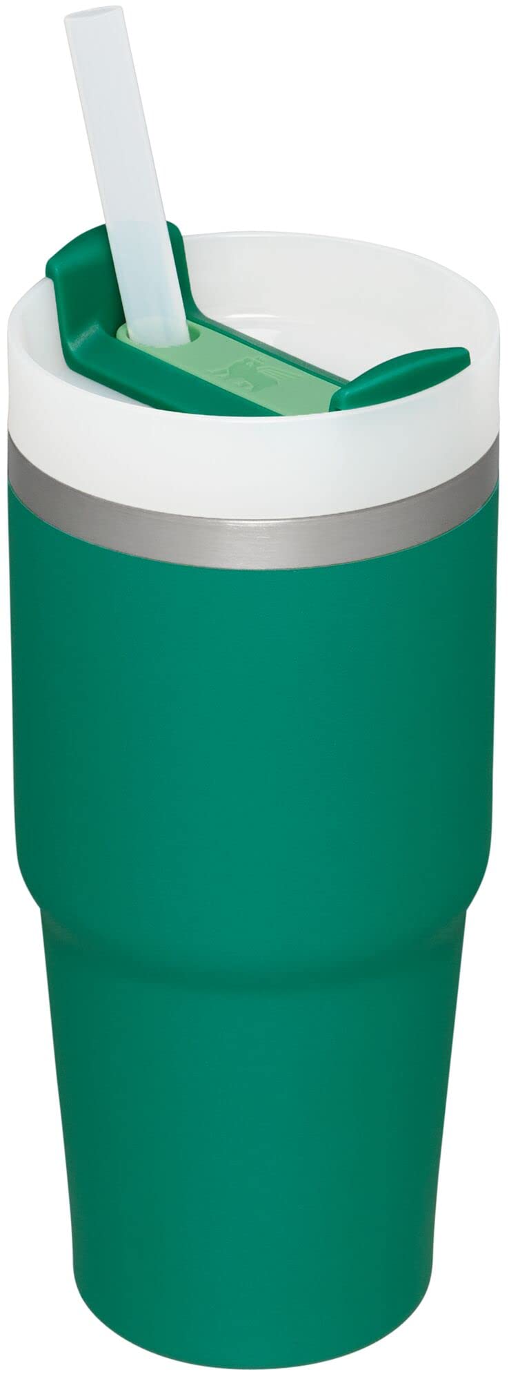 STANLEY Quencher H2.0 - Gobelet avec paille de 414 ml – Couvercle Flowstate à 3 positions – Porte-gobelet compatible avec les voyages – Tasse isotherme en acier inoxydable – Sans BPA – Alpine