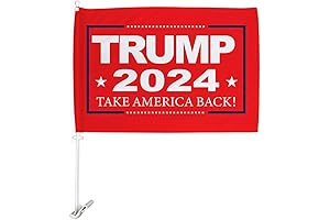 Trump 2024 Flag for Car - Show Your Patriotism with This American Election Car Flag