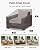 Vailge Patio Chair Covers, Lounge Deep Seat Cover, Heavy Duty and Waterproof Outdoor Lawn Patio Furniture Covers (Grey, 4 Pack-Medium)