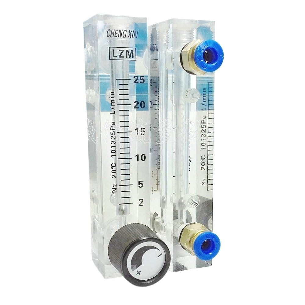 Débitmètre d'azote LZM-6T avec valve de réglage pour tube de 6 mm