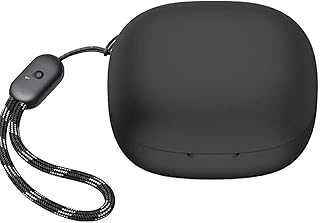 Coverzone Compatible With Anker Soundcore R50i TWS Case Soft Non-Slip Durable 360 Degree All-round Protective TPU Case (Black)