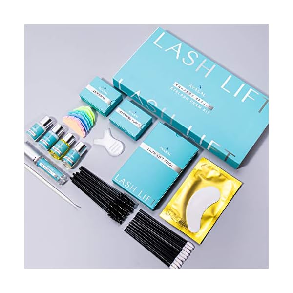 AYASAL-Eyelash-Perm-Kit-Long-Lasting-Curl-Home-Professional-Use-Lash-Lift-Kit-Safe-Perming-Wave-Semi-Permanent-Curling-Professional-Quality AYASAL Lash Lift Kit Eyelash Perm Kit, with Detailed Instruction Eyelash Lift Kit, Easy for Beginner and Professional Lash Perm Kit, Achieve Salon-Quality Lashes Lift with Safe and Effective Result